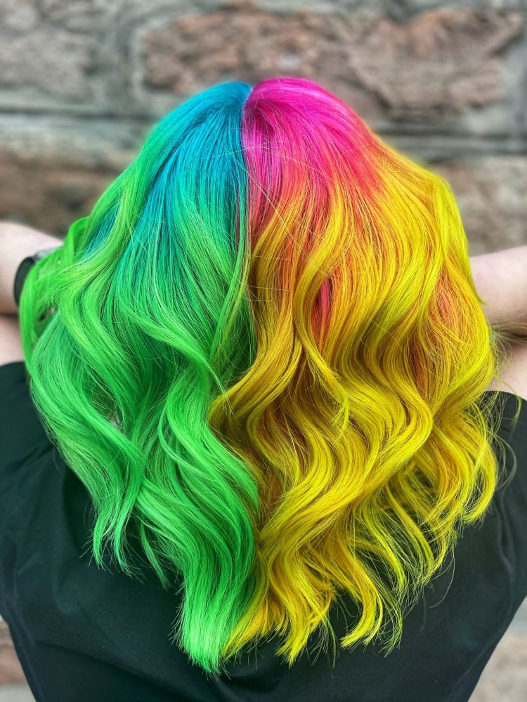 It's Rainbow Hair Season