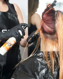 Red copper hair product