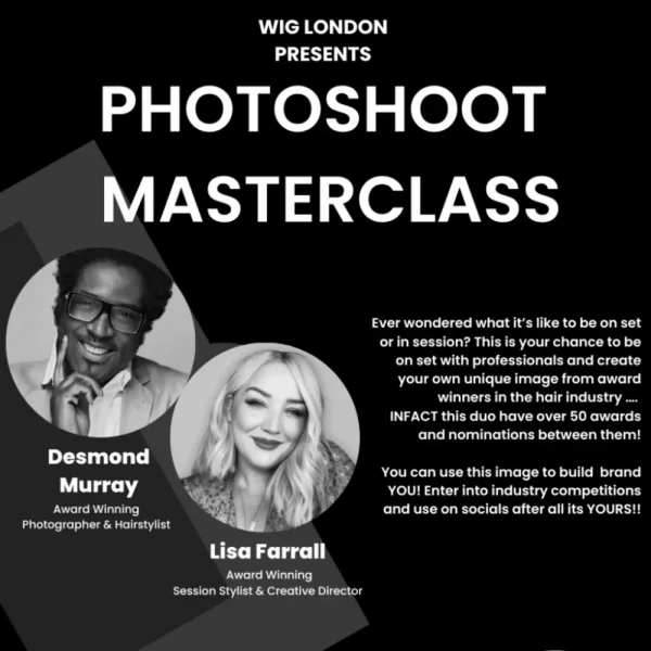Wig's London photoshoot masterclass
