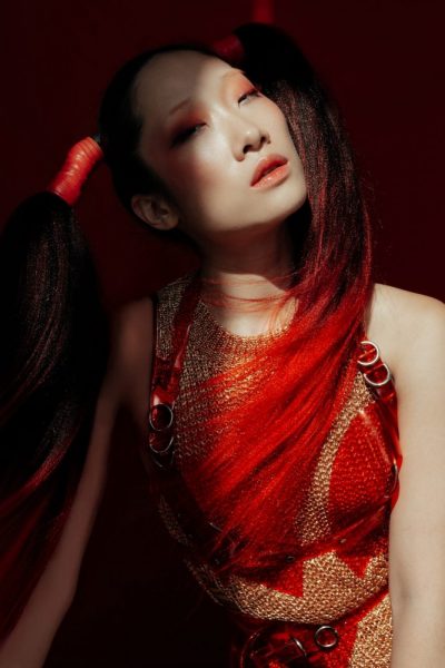 Red Elegance by Anne Veck