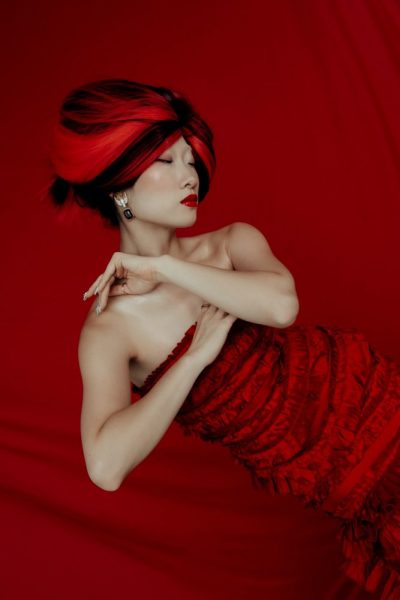 Red Elegance by Anne Veck
